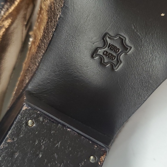 Jessica Bennett Mules JBoheme Western Glam Cowgirl Metallic 7.5 - Picture 8 of 12